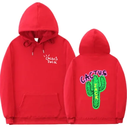 Cactus Jack Red Hoodie