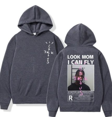 Travis Scott Cactus Jack Dark Grey Hoodie