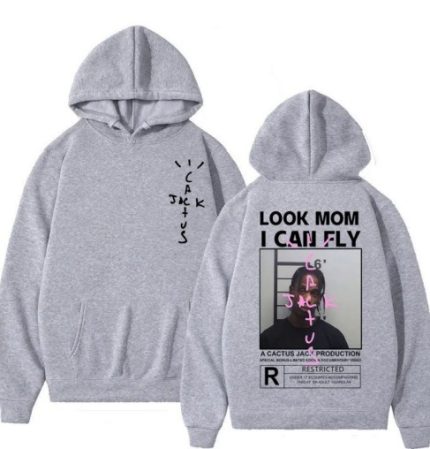 Travis Scott Cactus Jack Grey Hoodie