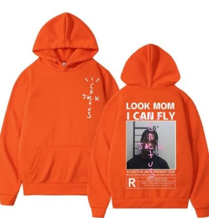 Travis Scott Cactus Jack Orange Hoodie