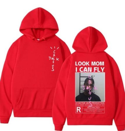 Travis Scott Cactus Jack Red Hoodie