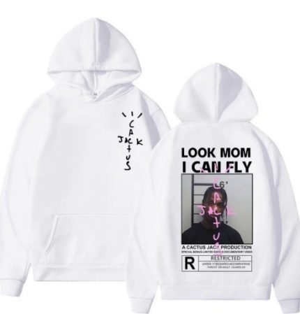 Travis Scott Cactus Jack White Hoodie